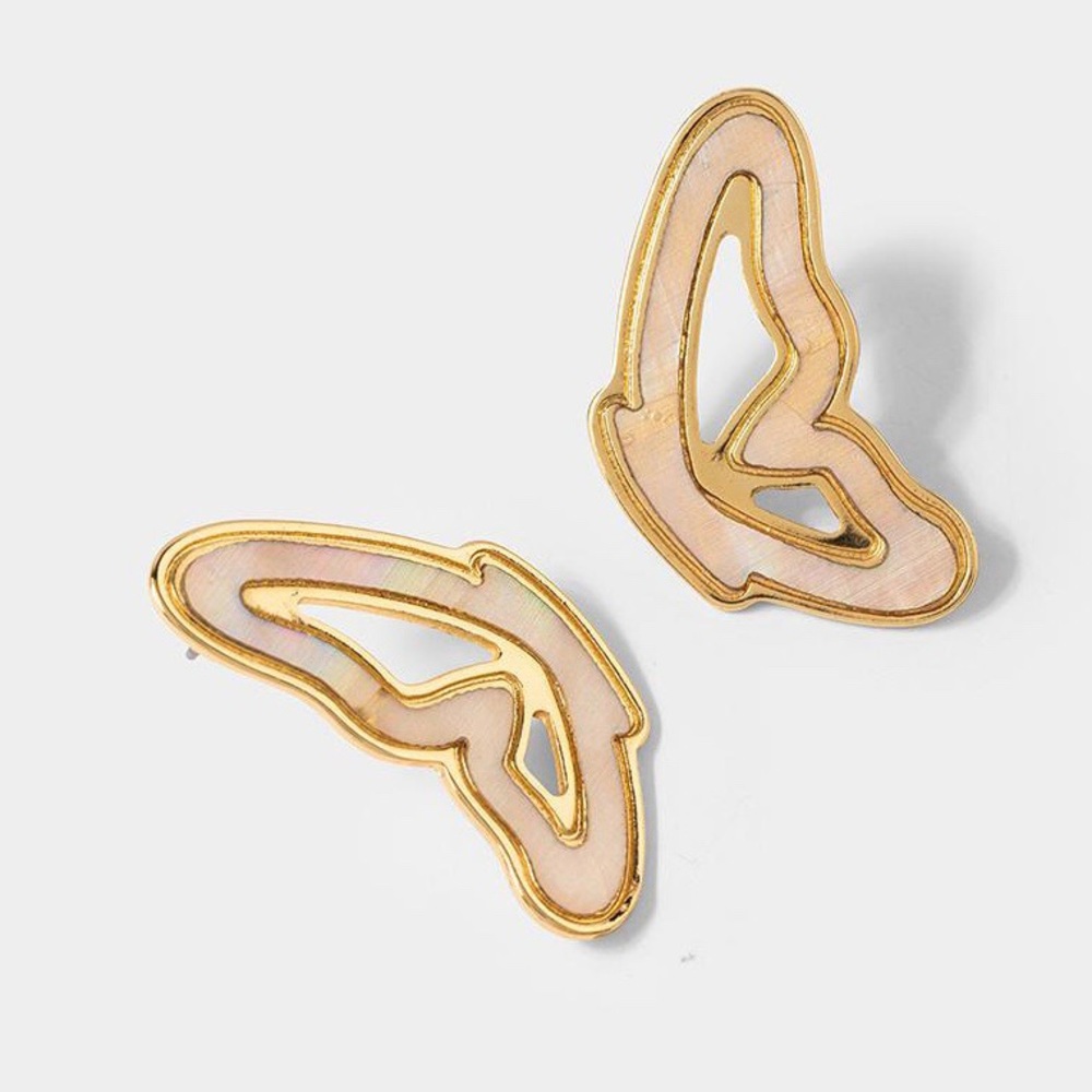 Destyni Butterfly Wing Studs